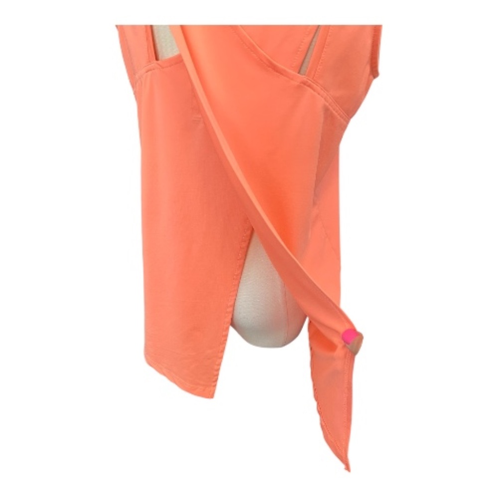 ๐ EUC LUCKY IN LOVE Coral Split Back Tank Top | Size M - Picture 6 of 8